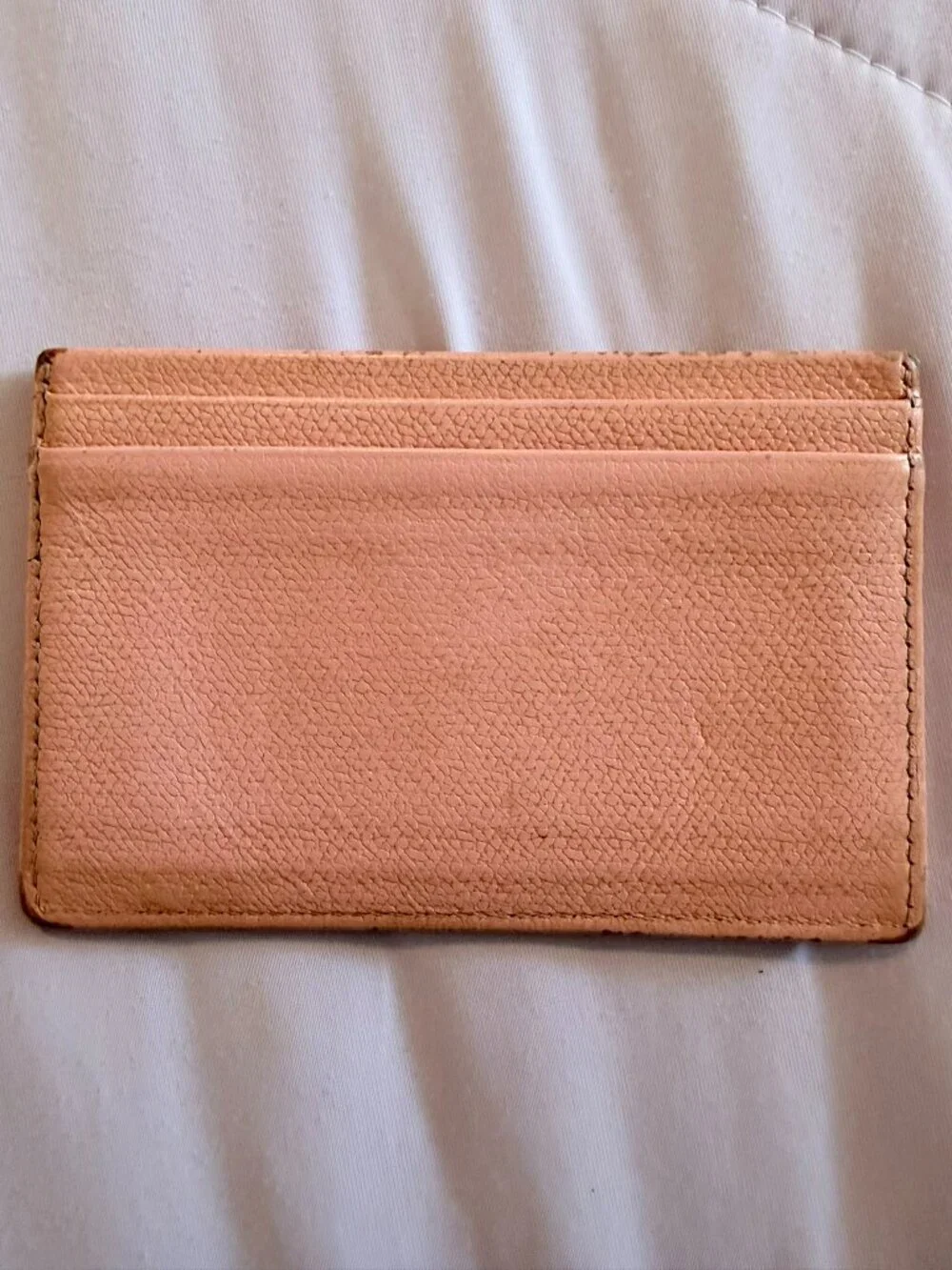Chanel Vintage Pink Caviar CC Card Holder